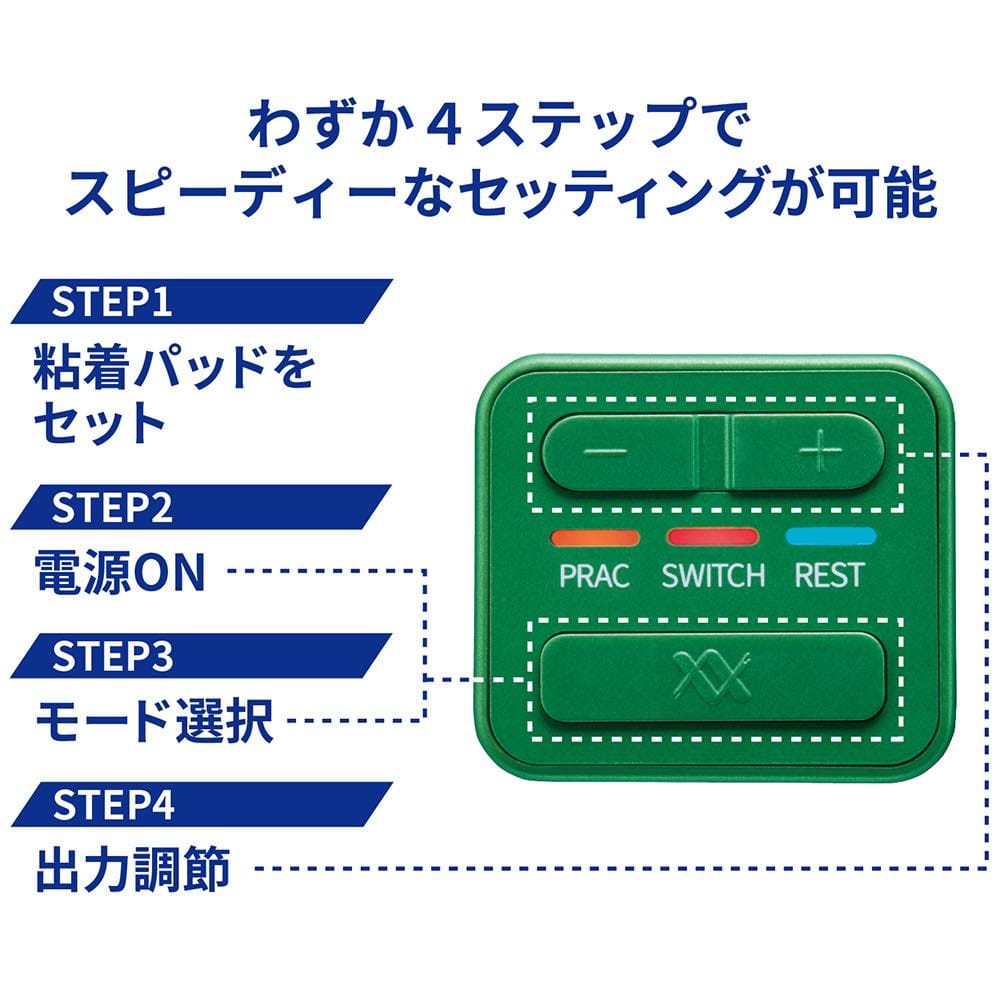 【焼津商店街】コンディショニング機器筋電気刺激装置RUCOE GOLF